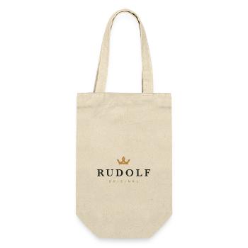 Rudolf Original Family Logo - Gift Bag for Bottles - nature - Front