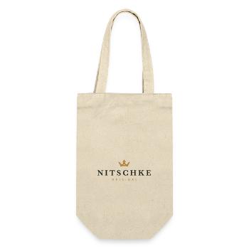Nitschke Original Family Logo - Gift Bag for Bottles - nature - Front