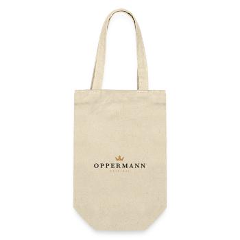 Logo original de la famille Oppermann - Sac à bouteille - nature - Devant