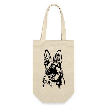 Berger allemand Krone Chiens Chien Wilsigns - Sac à bouteille - nature - Devant