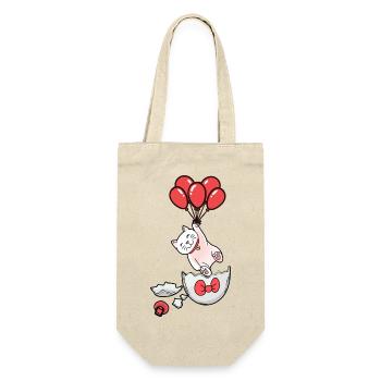 Cat Birth Eggshell Balloons Kids Baby - Gift Bag for Bottles - nature - Front