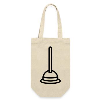 suction cup - Gift Bag for Bottles - nature - Front