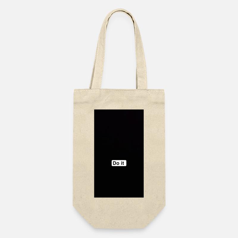 Faites-le en noir minimal - Sac à bouteille - nature