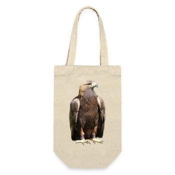 Vogeltier Greifvogel Krallen Falkner Beizjagd - Geschenkbeutel für Flaschen - Natur - Vorne