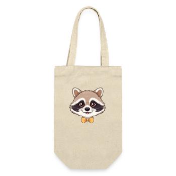 Mr. Raccoon kawaii - Gift Bag for Bottles - nature - Front