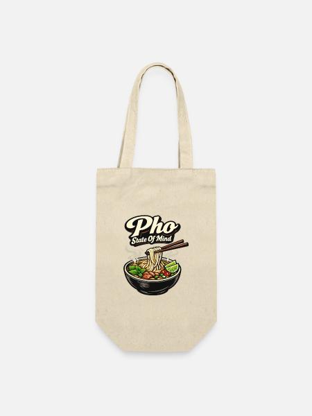 Pho State Of Mind Cuisine vietnamienne vintage - Sac à bouteille - nature