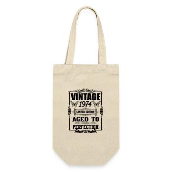 Vintage Vintage 1974 Gift - Gift Bag for Bottles - nature - Front