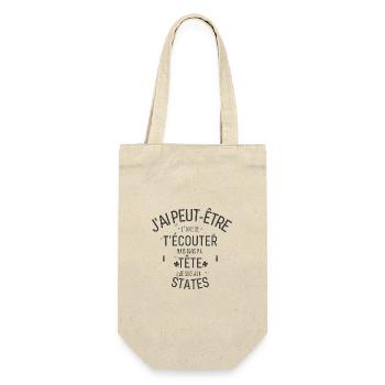 Dans ma Tête je suis Aux states - Sac à bouteille - nature - Devant