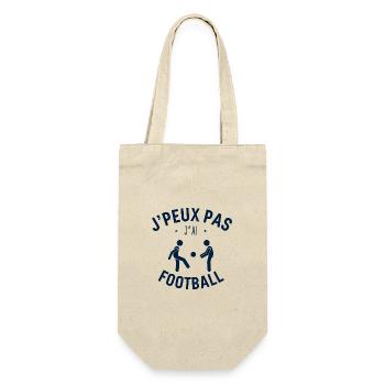 J peux pas j ai Football - Sac à bouteille - nature - Devant