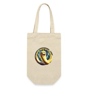 Today I have the Banana - Gift Bag for Bottles - nature - Front