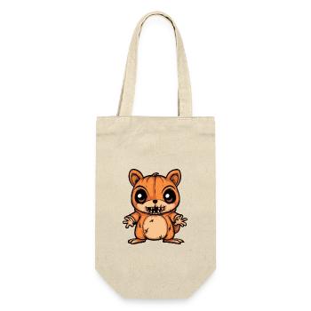 Écureuil Halloween Bande dessinée Drôle - Sac à bouteille - nature - Devant