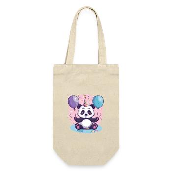 Panda Anniversaire Bande Dessinée - Sac à bouteille - nature - Devant