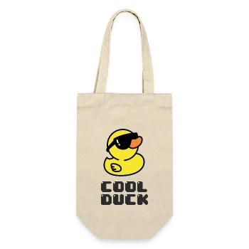 COOL DUCK - Geschenkbeutel für Flaschen - Natur - Vorne