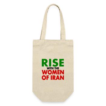 Rise with the women of iran - Sac à bouteille - nature - Devant