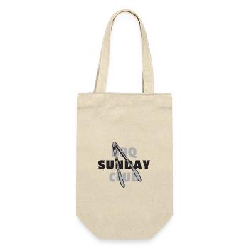 BBQ Sunday Club - BBQ Enthusiasts - Gift Bag for Bottles - nature - Front
