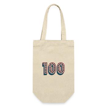 HAPPY BIRTHDAY. HAPPY BIRTHDAY. ANNIVERSARY. - Gift Bag for Bottles - nature - Front