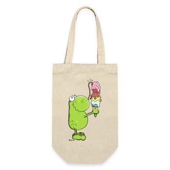 Grenouille avec glace - Sac à bouteille - nature - Devant