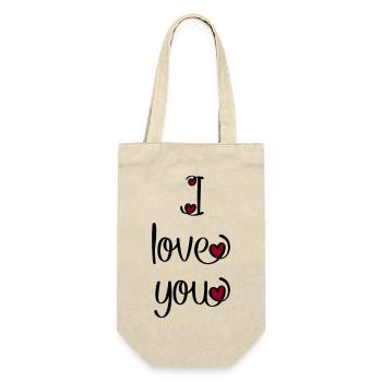 I love you - Gift Bag for Bottles - nature - Front