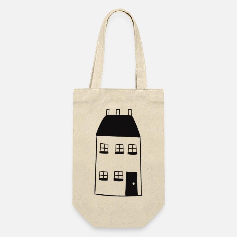 Maison - Sac à bouteille - nature