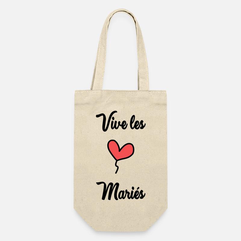 VIVE LES MARIES - Sac à bouteille - nature
