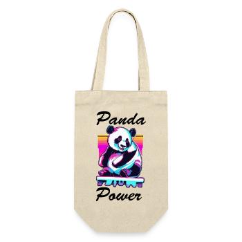 Panda / Animal / Zoo / Bambou / Sauvage / Enfantin - Sac à bouteille - nature - Devant
