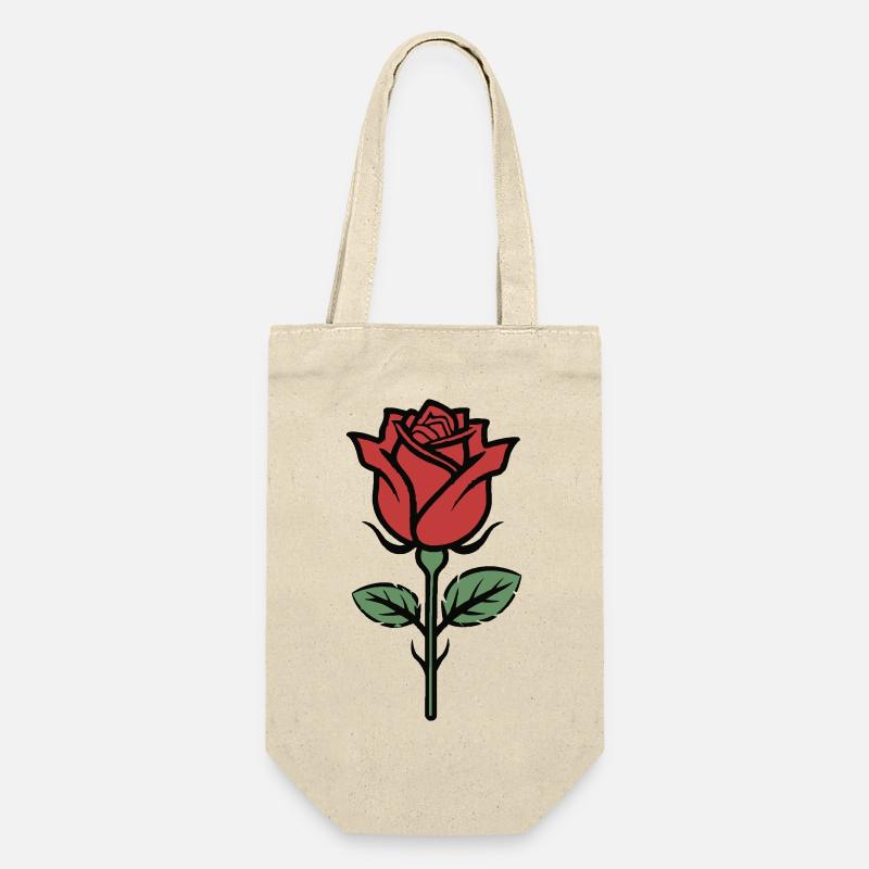 Rose - Sac à bouteille - nature