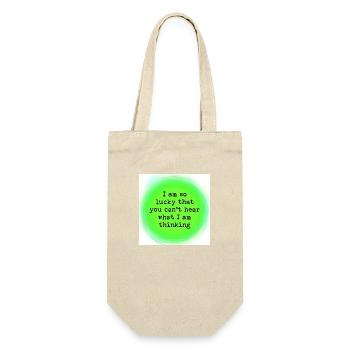 You don't know what I am thinking - Gift Bag for Bottles - nature - Front