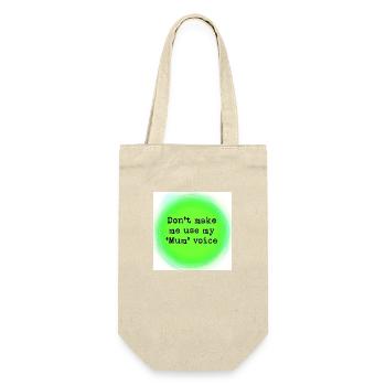 Mum voice - Gift Bag for Bottles - nature - Front
