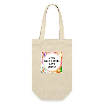 We all have limits - Gift Bag for Bottles - nature - Front