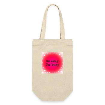 Go away I am busy - Gift Bag for Bottles - nature - Front