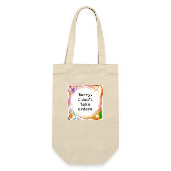 Sorry, I don't take orders - Gift Bag for Bottles - nature - Front