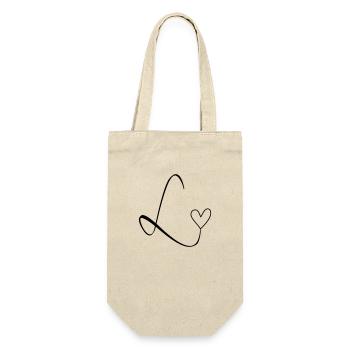 Lettre L Lettre L Calligraphie - Sac à bouteille - nature - Devant