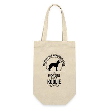 Koolie Guardian Angel Dog Dog Wilsigns - Gift Bag for Bottles - nature - Front