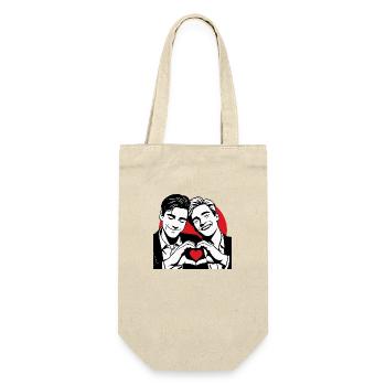 Love is Love - Gift Bag for Bottles - nature - Front