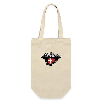 Swiss flag - Gift Bag for Bottles - nature - Front