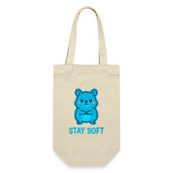 Stay Soft Quokka Design - Sac à bouteille - nature - Devant