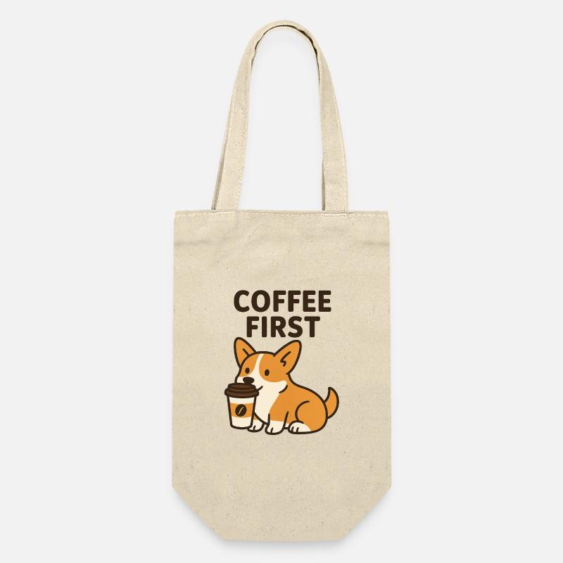 Chien de dessin animé - Sac à bouteille - nature
