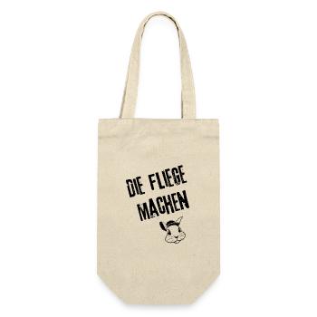Fliegenes Design | Redewendung - Geschenkbeutel für Flaschen - Natur - Vorne