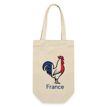 Allez La France | Supporter Français !!! - Sac à bouteille - nature - Devant