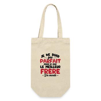 Pas parfait mais le meilleur frère du monde - Sac à bouteille - nature - Devant