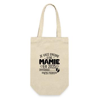 Je Vais Encore être Mamie En 2025 - Sac à bouteille - nature - Devant