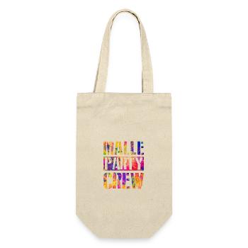 Malle Party Crew - Geschenkbeutel für Flaschen - Natur - Vorne