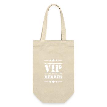 Vip Member Stamp - Gift Bag for Bottles - nature - Front