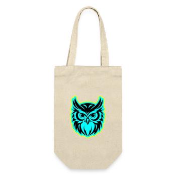 Owl Animal - Gift Bag for Bottles - nature - Front