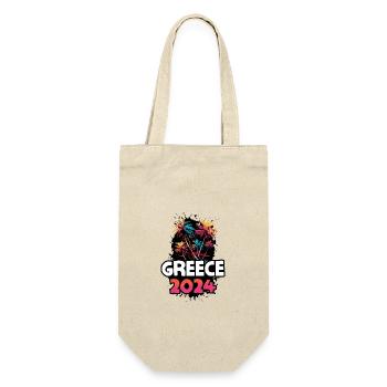 Greece Party Crew - Gift Bag for Bottles - nature - Front