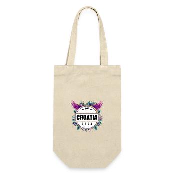 Croatia 2024 Team - Gift Bag for Bottles - nature - Front
