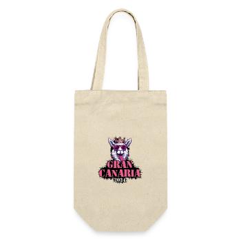 Gran Canaria 2024 Alpaca - Gift Bag for Bottles - nature - Front