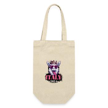Italy 2024 Alpaca - Gift Bag for Bottles - nature - Front
