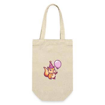 Squirrel Birthday Baby - Gift Bag for Bottles - nature - Front