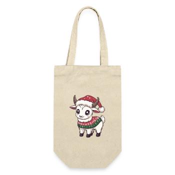 Bande dessinée de Noël Chèvre de montagne - Sac à bouteille - nature - Devant